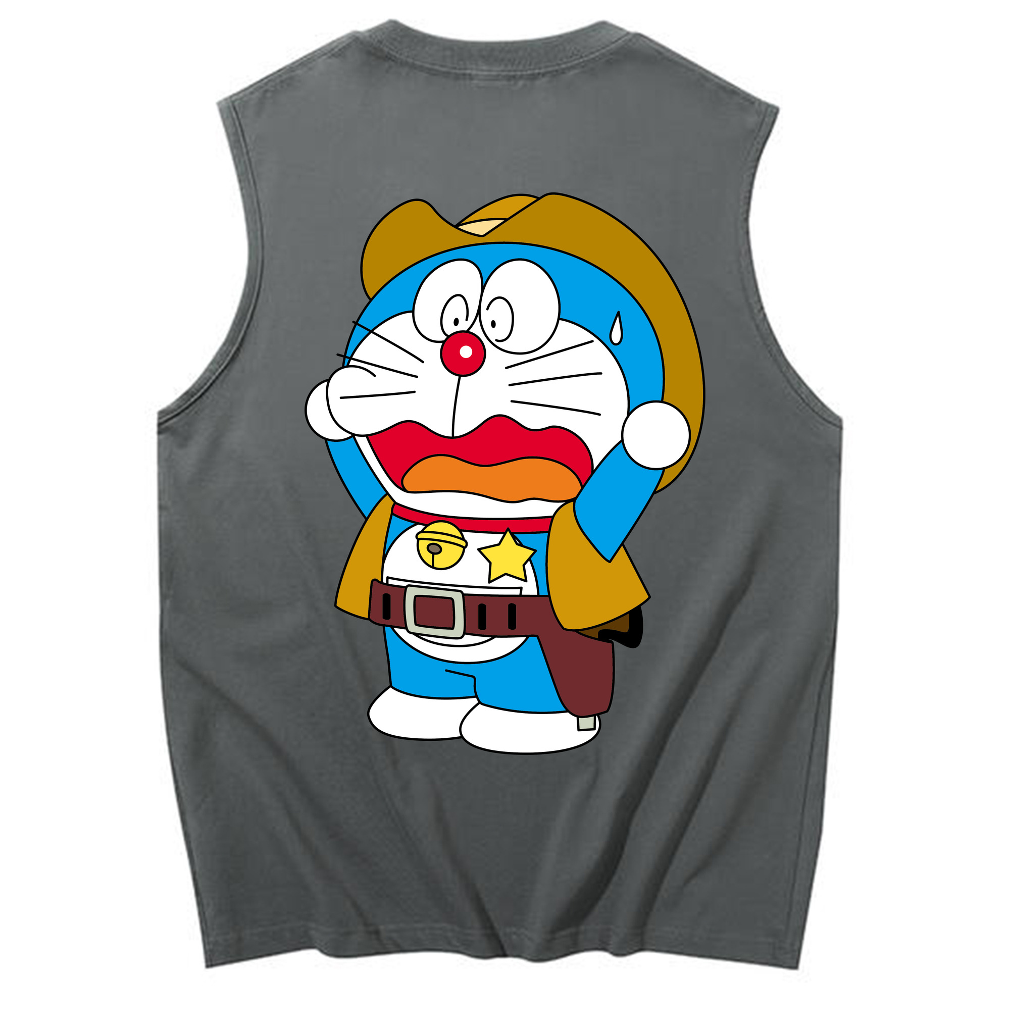 （画像用） ドラえもん Doraemon コットン100％タンクトップ（背面プリント）